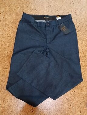 Lee Women's Indigo Ultra Lux Comfort Mid Rise Trousers Size 14 NWT